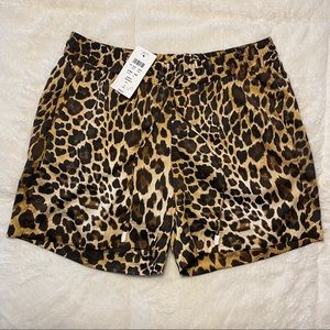 Cache cheetah print shorts